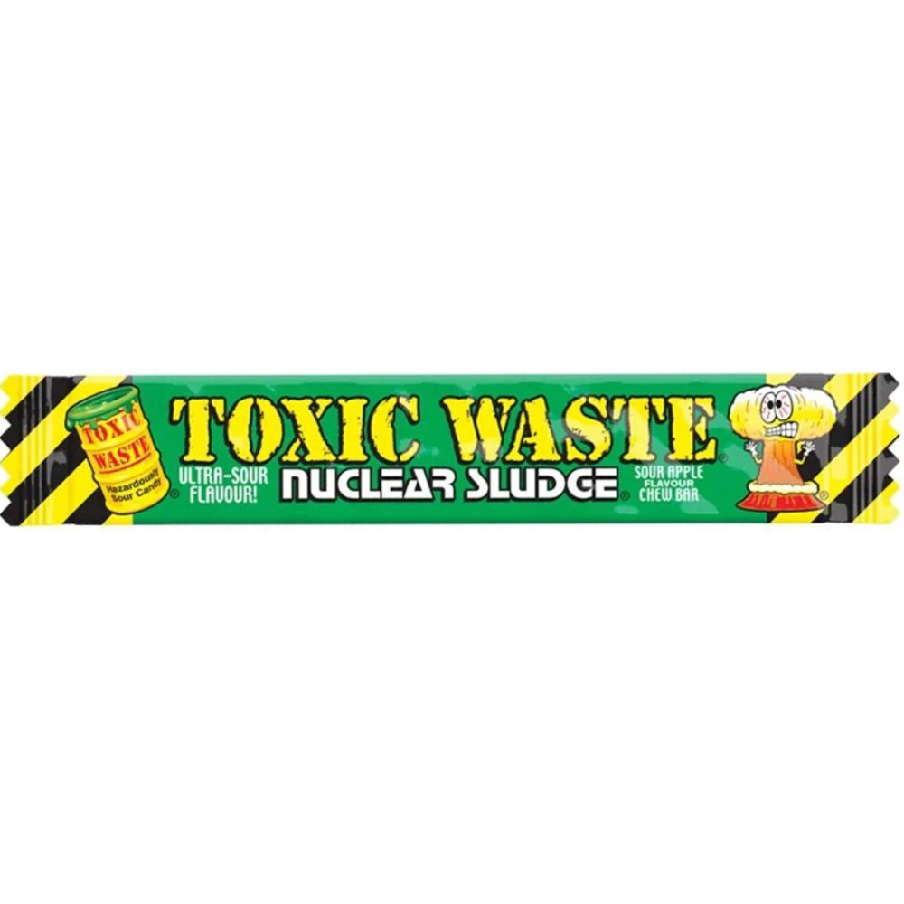Toxic Waste Nuclear Sludge Green Apple Gum 20g I Zöld Alma Ízű Rágó